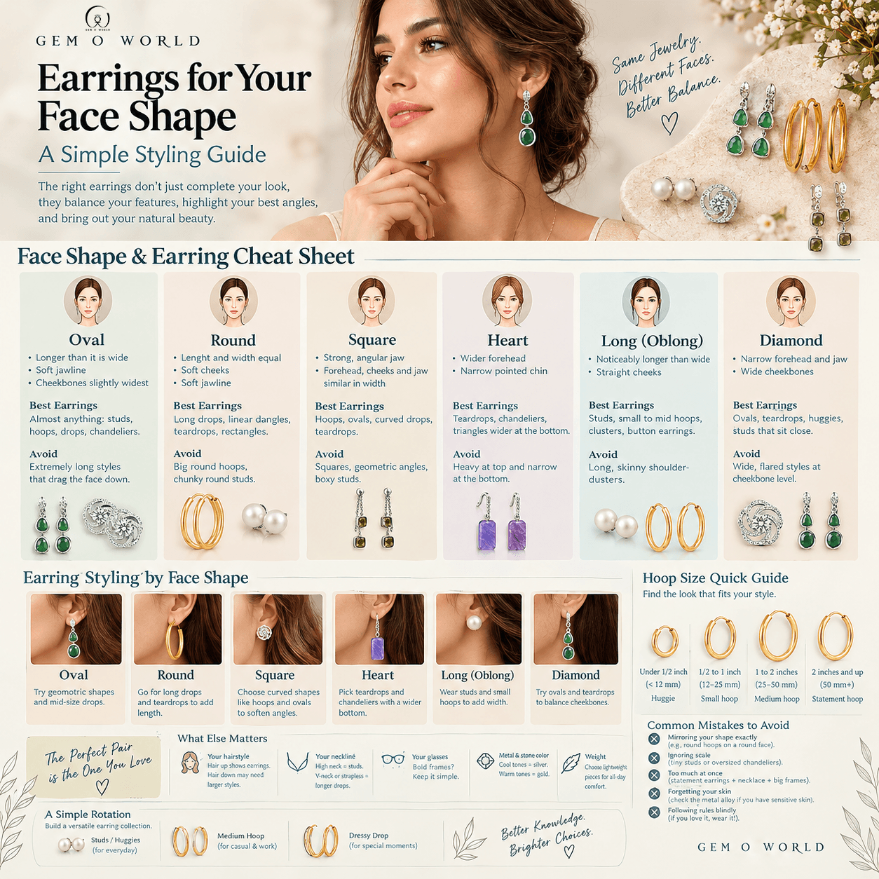 Earrings for Your Face Shape: A Simple Styling Guide