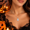 Halloween Spooky Pendant Necklace for Women - Image 2